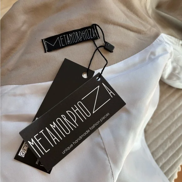 Asymmetrical Tan Vest - Picture 9 of 9